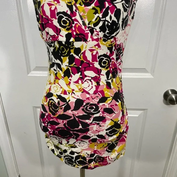 CAbi Multicolor Floral Blouse Size Small CB-60 - Picture 4 of 8